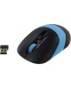 Мышь A4TECH FStyler FG10 черный/синий оптическая (2000dpi) беспроводная USB