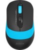 Мышь A4TECH FStyler FG10 черный/синий оптическая (2000dpi) беспроводная USB