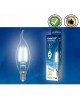 Лампочки светодиодные UNIEL (UL-00002865) LED-CW35-5W/NW/E14/CL/DIM GLA01TR