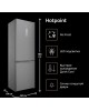 Холодильник HOTPOINT HT 5180 MX, Нержавеющая сталь