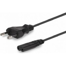Кабель интерфейсный GEMBIRD/Cablexpert (00894) PC-184/2-1.8М, 1.8м, CEE 7/16 - C7, 2-pin, 2.5А, черный (5)