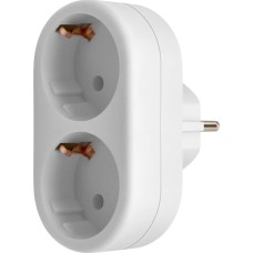 Тройник DEFENDER (99107) TA-03 2 розетки заземление