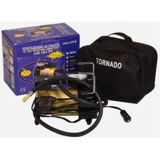 Автокомпрессор TORNADO АC-580 10 A, 35 л/мин, 140 PSI, 12В металл. корпус (с сумкой) 44199