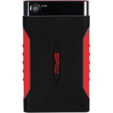SILICON POWER Внешний диск HDD Armor A15, 2ТБ, черный/красный [sp020tbphda15s3l]