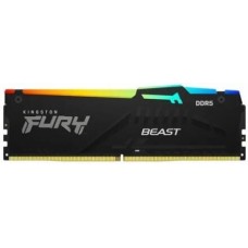 KINGSTON Память DDR5 16GB 5600MHz KF556C36BBEA-16 Fury Beast Black Expo RGB RTL Gaming PC5-44800 CL36 DIMM 288-pin 1.25В kit single rank с радиатором Ret