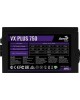 Блок питания AEROCOOL VX PLUS 750W, 750Вт, 120мм, черный, retail vx-750 plus