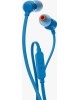 Наушники вкладыши проводные JBL TUNE 110 BLUE (JBLT110BLU) [ПИ]