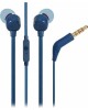 Наушники вкладыши проводные JBL TUNE 110 BLUE (JBLT110BLU) [ПИ]