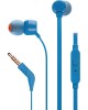 Наушники вкладыши проводные JBL TUNE 110 BLUE (JBLT110BLU) [ПИ]