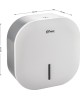 Диспенсер для туалетной бумаги GFMARK 9162 Диспенсер для туалетной бумаги-барабан, пластиковый, БЕЛЫЙ, с глазком, с ключом