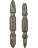 Набор бит KRANZ (KR-92-0453) Мини-набор бит двусторонних PZ2xPZ2, PZ1xPZ3-50 мм (2 биты на блистере)