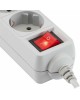 PC PET AP01006-1.8-G 1.8м (5 розеток) серый (пакет ПЭ)