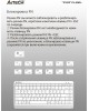A4TECH Клавиатура Fstyler FBK11, USB, Bluetooth/Радиоканал, белый серый [fbk11 white]