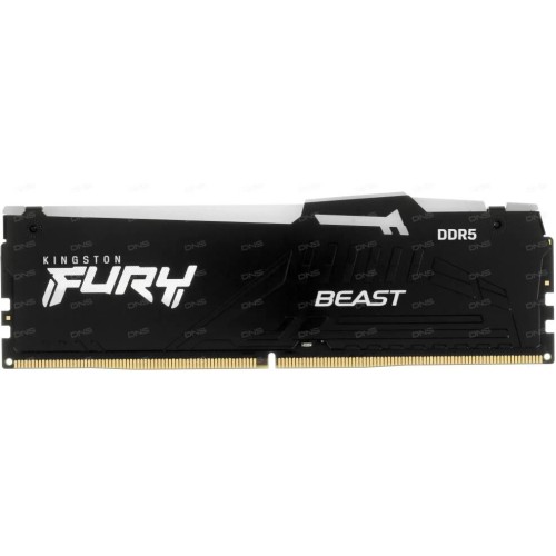 KINGSTON Память DDR5 16GB 5600MHz KF556C36BBEA-16 Fury Beast Black Expo RGB RTL Gaming PC5-44800 CL36 DIMM 288-pin 1.25В kit single rank с радиатором Ret KINGSTON Память DDR5 16GB 5600MHz KF556C36BBEA-16 Fury Beast Black Expo RGB RTL Gaming PC5-44800 CL36 DIMM 288-pin 1.25В kit single rank с радиатором Ret