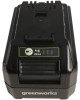 GREENWORKS Батарея аккумуляторная G24USB4, 24В, 4Ач, Li-Ion [2939307]