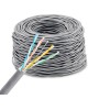 KINGPRICE Кабель сетевой KP-utp-c5e-0.5mm-cca-305m 1Гбит/с UTP 4 пары cat.5E solid 0.5мм CCA 305м серый
