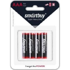Элементы питания SMARTBUY (SBBZ-3A04B) R03-4BL