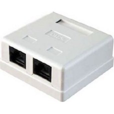 Розетка 5BITES LY-SB02-A RJ45 / 5E / 2PORTS