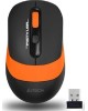 Мышь A4TECH Fstyler FG10 черный/оранжевый оптическая (2000dpi) беспроводная USB