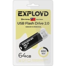 USB флэш-накопитель EXPLOYD EX-64GB-650-Black