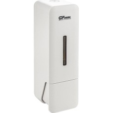 Дозатор жидкого мыла GFMARK 9163 Дозатор жидкого МЫЛА, пластиковый, БЕЛЫЙ, с глазком-250 мл