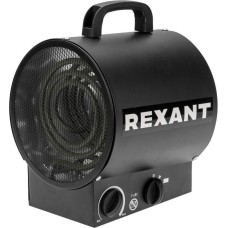 Пушка REXANT (60-0037) Пушка тепловая электрическая, круглая, прямоугольная подставка, ТЭН, 3кВт