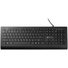 OKLICK Клавиатура Оклик 155M черный USB slim (подставка для запястий) (1678057)
