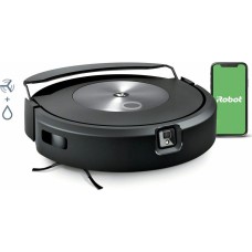 пылесосы IROBOT Робот-пылесос Roomba Combo J7, 55Вт, черный графит/черный [c715840]