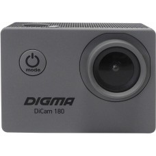 DIGMA Экшн-камера DiCam 180 серый