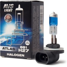 AVS Галогенная лампа ATLAS BOX/5000К/ H27/881.12V.27W.коробка 1шт