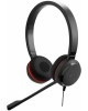 JABRA Гарнитура EVOLVE 30 II MS Mono, для контактных центров, накладные, проводные, моно, черный / красный [5393-823-309]