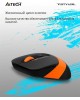 Мышь A4TECH Fstyler FG10 черный/оранжевый оптическая (2000dpi) беспроводная USB