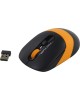 Мышь A4TECH Fstyler FG10 черный/оранжевый оптическая (2000dpi) беспроводная USB