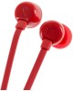 Наушники вкладыши проводные JBL TUNE 110 RED (JBLT110RED) [ПИ]