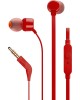 Наушники вкладыши проводные JBL TUNE 110 RED (JBLT110RED) [ПИ]