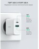 UGREEN Сетевое зарядное устройство CD170 (60468) 38W USB-C Wall Charger EU. Цвет: белый