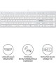 A4TECH Клавиатура Fstyler FX50, USB, белый [fx50 white]