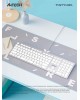 A4TECH Клавиатура Fstyler FX50, USB, белый [fx50 white]