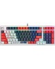 A4TECH Клавиатура Bloody S98 Sports Navy BLMS Plus, USB, синий + белый [s98 sports navy blms red plus]