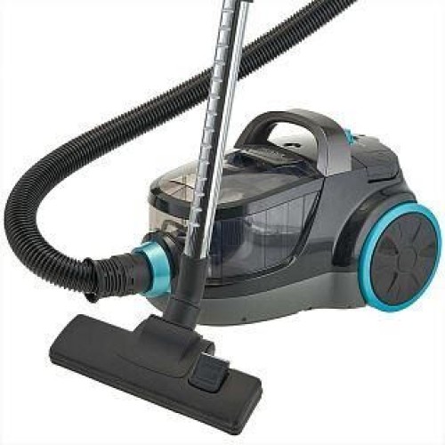 Пылесос DELTA LUX DL-0836 черный с бирюзовым