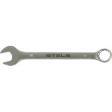 STELS Ключ комбинированный, 30 мм, CrV, матовый хром 15232