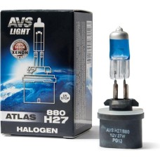 AVS Галогенная лампа ATLAS BOX/5000К/ H27/880.12V.27W.коробка 1шт