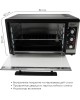 Духовка ATLANTA ATH-1406 (BLACK)