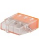 Клемма REXANT (07-3212-20) Экспресс-клемма СМК 2273-203, 3-проводная 0.5-2.5 мм , прозрачная, блистер (20 шт./уп.)