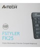 A4TECH Клавиатура Fstyler FK25, USB, черный серый [fk25 black]