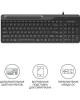 A4TECH Клавиатура Fstyler FK25, USB, черный серый [fk25 black]