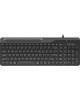 A4TECH Клавиатура Fstyler FK25, USB, черный серый [fk25 black]