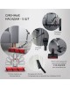 POLARIS Вертикальный пылесос PVCS 5090 Clean Expert PRO, 450Вт, серый/черный