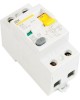 IEK Выключатель дифф.тока УЗО ВД1-63 (MDV10-2-025-030) 25A 30мА AC 2П 230В 2мод белый (упак.:1шт)