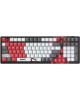 A4TECH Клавиатура Bloody WS98 Naraka, USB, Bluetooth/Радиоканал, серый + красный